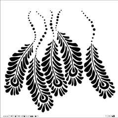 TCW268 Peacock Feathers