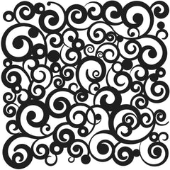 TCW156 Cosmic Swirl Stencil