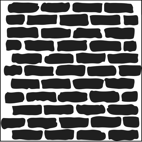 TCW191 Bricks Stencil
