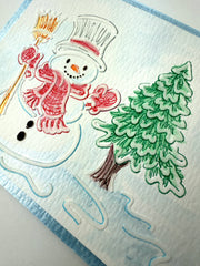Toasty Snowman Layered Stencil