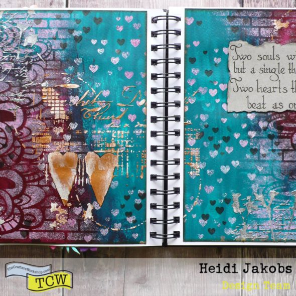 How to create a fun art journal page using color mixing theory