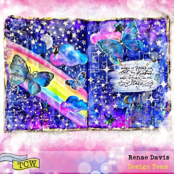 Look For the Rainbows Mixed Media Art Journal